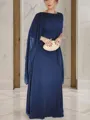 Unique Sheath/Column Scoop Sleeveless Floor-Length Chiffon Mother of the Bride Dress