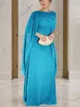 Unique Sheath/Column Scoop Sleeveless Floor-Length Chiffon Mother of the Bride Dress