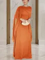 Unique Sheath/Column Scoop Sleeveless Floor-Length Chiffon Mother of the Bride Dress