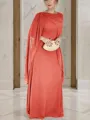 Unique Sheath/Column Scoop Sleeveless Floor-Length Chiffon Mother of the Bride Dress