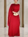 Unique Sheath/Column Scoop Sleeveless Floor-Length Chiffon Mother of the Bride Dress
