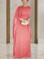 Unique Sheath/Column Scoop Sleeveless Floor-Length Chiffon Mother of the Bride Dress