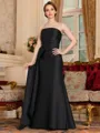 Charming Sheath strapless Pleated Floor-Length Jersey Mother Of The Bride Dresses