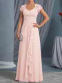 Regal A-Line Sweetheart Appliques Lace Floor-Length Chiffon Mother of the Bride Dress