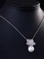 Necklaces Charming Copper With Pearl Hot Sale