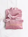 Stunning Polyester Embroidery Bridesmaid Robes
