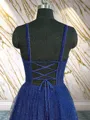 A-line Princess Straps Sleeveless Sweep Train Trendy Tulle Corset Dress