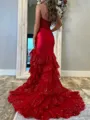 Fashion Sheath Sweetheart Appliques Lace Court Train Silk Like Satin Corset Dress