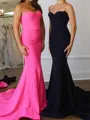 Gorgeous Sheath Sweetheart Court Train Stretch Crepe Dress