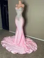 Exquisite Sheath Sweetheart Appliques Lace Court Train Jersey Dress