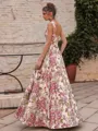 Captivating A-Line Straps Pleated Floor-Length Prom Dress