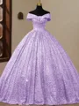 Unique Ball-Gown Off-the-Shoulder Floor-Length Corset Prom Dress