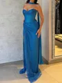 Glamorous Sheath Sweetheart Sequin Floor-Length Corset Prom Dress