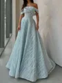Perfect A-Line Off-the-Shoulder Ruffles Floor-Length Lace Corset Prom Dress