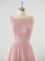 A-line Square Charming Chiffon Bridesmaid Dress With Applique