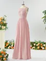 A-line Square Charming Chiffon Bridesmaid Dress With Applique