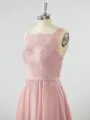 A-line Square Charming Chiffon Bridesmaid Dress With Applique