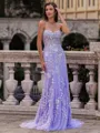 Noble Sheath Sweetheart Appliques Lace Sweep Train Tulle Corset Dress