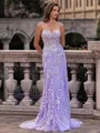 Noble Sheath Sweetheart Appliques Lace Sweep Train Tulle Corset Dress