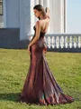 Gracious Sheath Sweetheart Pleated Court Train Metallic Satin Corset Dress