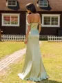 Grand Sheath Pleated Floor-Length Silk Like Satin Convertible Bridesmaid Dress