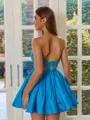 Magnificent Ball-Gown Sweetheart Beading Short/Mini Taffeta Corset Dress