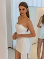 Hot Sheath Straight Pleated Short/Mini Corset Dress