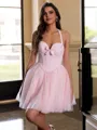 Unforgettable Ball-Gown Halter Bow Short/Mini Corset Dress