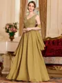 Stylish A-Line Chiffon Applique V-Neck Sleeveless Floor-Length Mother of the Bride Dress