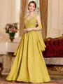 Stylish A-Line Chiffon Applique V-Neck Sleeveless Floor-Length Mother of the Bride Dress