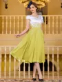 Charming A-Line Chiffon Applique V-Neck Short Sleeves Tea-Length Mother of the Bride Dress