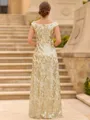 Modest Sheath Bateau Floor-Length Lace Mother of the Bride Dress