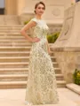 Modest Sheath Bateau Floor-Length Lace Mother of the Bride Dress