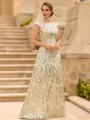 Modest Sheath Bateau Floor-Length Lace Mother of the Bride Dress