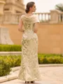 Immaculate Sheath Scoop Pleated Floor-Length Lace Mother of the Bride Dress