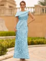 Immaculate Sheath Scoop Pleated Floor-Length Lace Mother of the Bride Dress