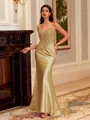 Striking Sheath V-Neck Appliques Lace Sweep Train Corset Dress