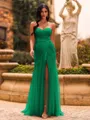 Glamourous Sheath Sweetheart Pleated Sweep Train Tulle Corset Prom Dress