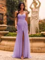 Glamourous Sheath Sweetheart Pleated Sweep Train Tulle Corset Prom Dress