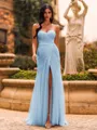 Glamourous Sheath Sweetheart Pleated Sweep Train Tulle Corset Prom Dress