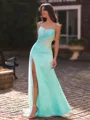 Stunning Sheath Straight Pleated Floor-Length Lace Corset Prom Dress