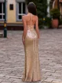 Exquisite Sheath Halter Floor-Length Corset Prom Dress